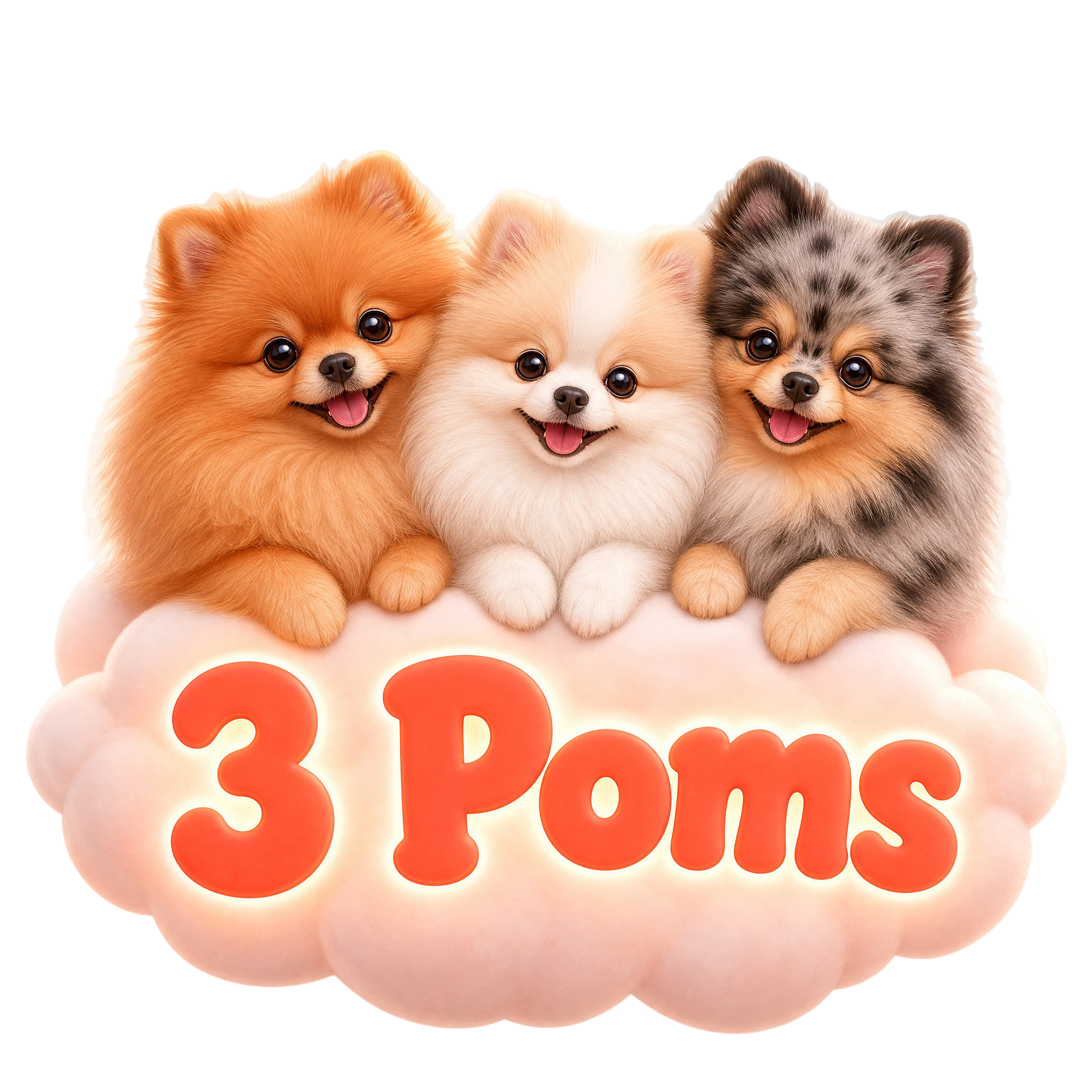 3 Poms