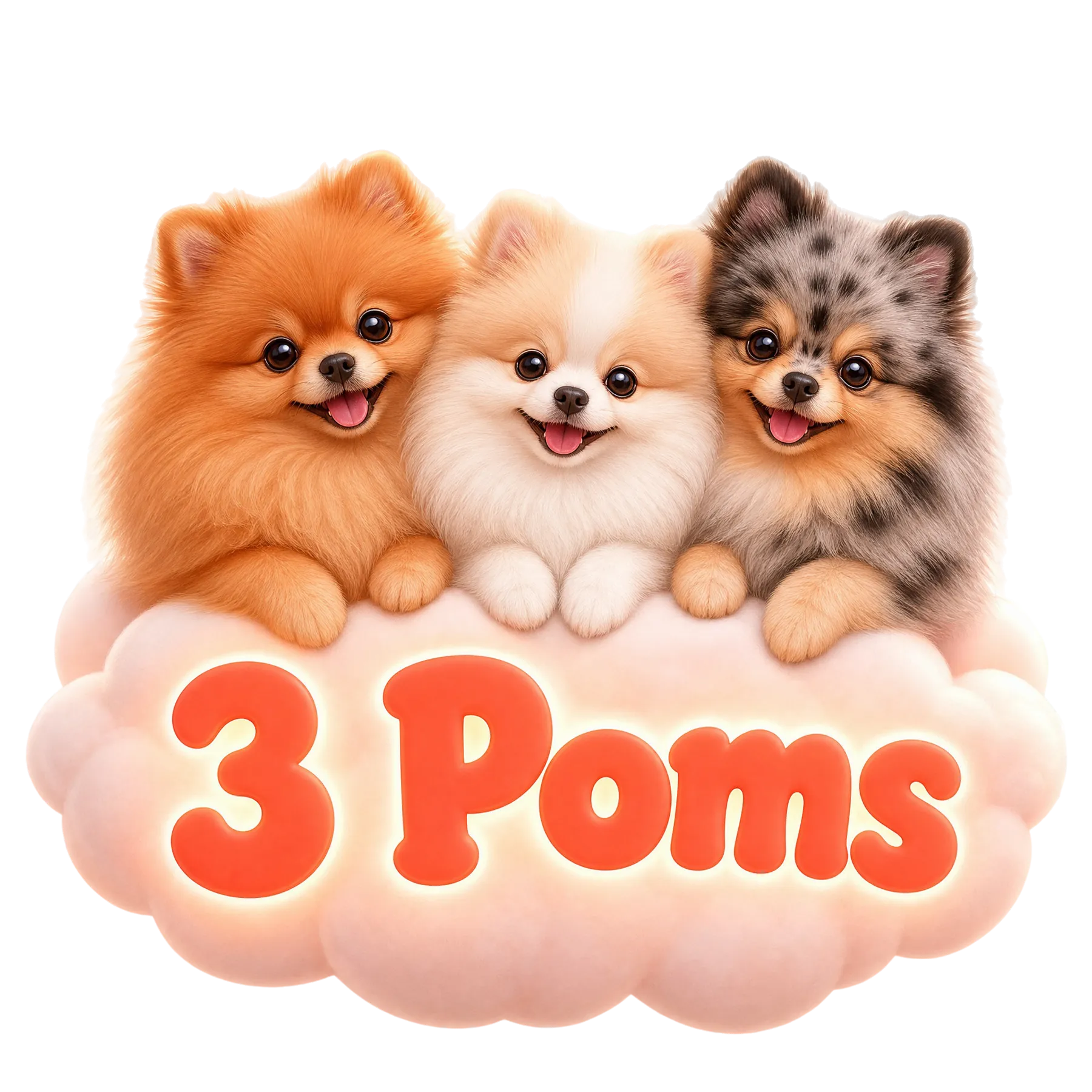 3 Poms